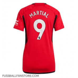 Manchester United Anthony Martial #9 Replik Heimtrikot Damen 2023-24 Kurzarm